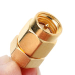 2個セット SMA オス to SMA オス DAB デジタルラジオアンテナコネクター、SMA オス to オス