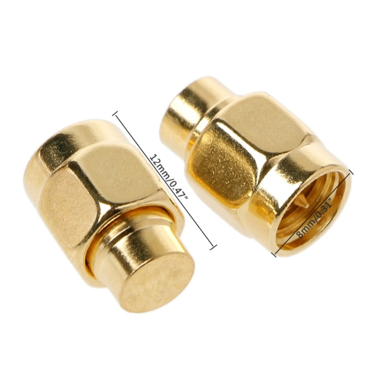 2個セット 50オーム SMA オス終端負荷 RF同軸コネクター、SMA オス負荷