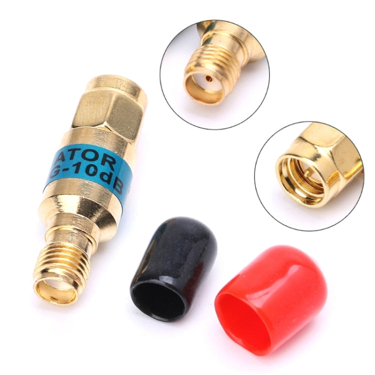 2W 10dBi SMA-JKオスからメスへのDC-6.0GHz周波数RF同軸アッテネーター、SMAオスからメス（アッテネーター）