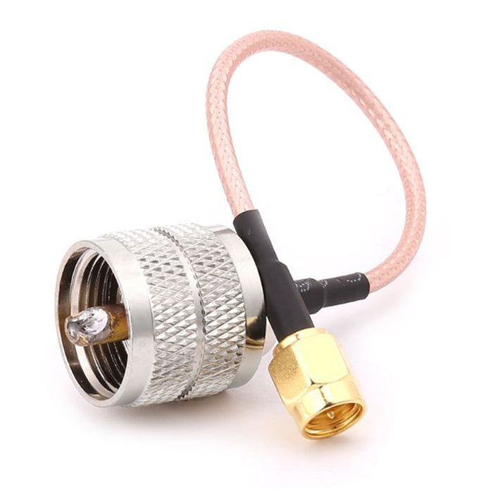 15cm UHFオスからSMAオスへのピグテールケーブル RF同軸ケーブル、UHFオスからSMAオス（ケーブル）