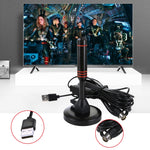 22dBi 高利得テレビアンテナ DVB-Tテレビ用 / USBテレビチューナー 増幅器付きポータブルHDTVブースター、22dBi DVB-T / USB