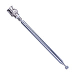 BNCコネクター付き伸縮アンテナ 最大長さ：45cm、FMアンテナ（BNC）