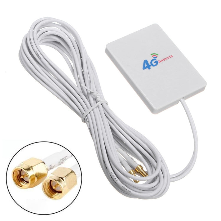 28dBi 4Gアンテナ SMAオスコネクター付き 4G LTE FDD/TDDルーター用、SMAオス
