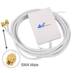 28dBi 4Gアンテナ SMAオスコネクター付き 4G LTE FDD/TDDルーター用、SMAオス