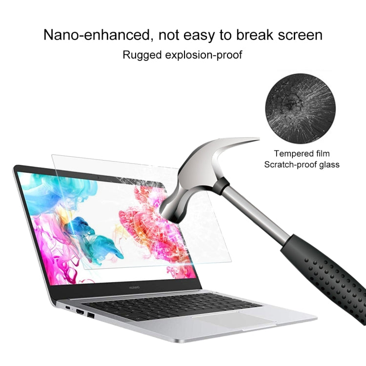 9H ノートパソコン画面強化ガラス保護フィルム Huawei MateBook 14インチ用, MateBook 14インチ用