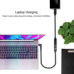 USB-C / Type-Cから4.0 x 1.7mm電源アダプター充電ケーブル、4.0 x 1.7mm