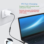 USB-C / Type-C to 4.0 x 1.35mm 電源アダプター充電ケーブル、4.0 x 1.35mm