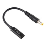 DP USB-C / Type-Cから5.5 x 2.5mm電源アダプター充電ケーブル、5.5 x 2.5mm