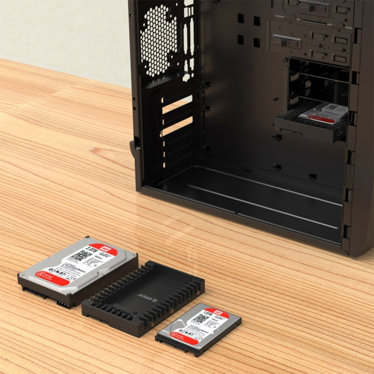 ORICO 1125SS SATA 3.0 高速転送 2.5インチから3.5インチ ハードドライブキャディ／コンバーターエンクロージャー