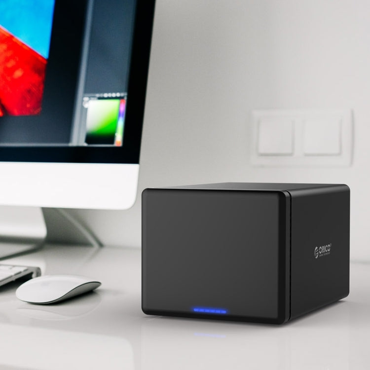 ORICO NS500-RC3 5ベイ USB-C / Type-C 3.1 to SATA 外付けハードディスクボックス ストレージケース ハードドライブドック RAID対応 3.5インチ SATA HDD対応、UASPプロトコル対応、USB 3.1 Type-C to SATA RAID対応