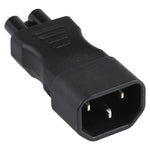 C5 to C14 AC電源プラグ アダプター コンバーター ソケット、C5 to C14
