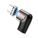 X20 120W PD USB-C / Type-C メスからUSB-C / Type-C エルボーマグネティック充電アダプター