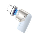 X20 120W PD USB-C / Type-C メスからUSB-C / Type-C エルボーマグネティック充電アダプター