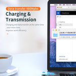 X20 120W PD USB-C / Type-C メスからUSB-C / Type-C エルボーマグネティック充電アダプター