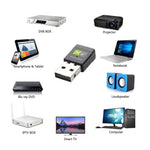 AC600Mbps 2.4GHz & 5GHz デュアルバンド USB 2.0 WiFi ドライバ不要アダプター 外付けネットワークカード、AC600Mbps