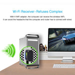 AC600Mbps 2.4GHz & 5GHz デュアルバンド USB 2.0 WiFi ドライバ不要アダプター 外付けネットワークカード、AC600Mbps