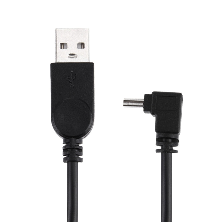 90度肘角度ミニUSBからUSBデータ/充電ケーブル、長さ: 28cm、肘角度ミニUSB