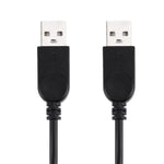 2in1 USB 2.0 オスから2つのUSBオスケーブル パソコン/ノートパソコン用、長さ: 50cm、USB 2.0 AMから2 USB 2.0 AM