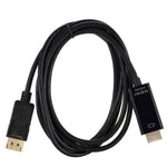 4K x 2K DP から HDMI 変換ケーブル、ケーブル長さ：1.8m、4K x 2K DP から HDMI ブラック、4K x 2K DP から HDMI ホワイト