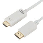 4K x 2K DP から HDMI 変換ケーブル、ケーブル長さ：1.8m、4K x 2K DP から HDMI ブラック、4K x 2K DP から HDMI ホワイト