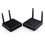 Measy FHD686-2 フルHD 1080P 3D 2.4GHz / 5.8GHz ワイヤレスHDマルチメディアインターフェースエクステンダー 1送信機＋2受信機 伝送距離：200m FHD686-2（UKプラグ）、FHD686-2（USプラグ）、FHD686-2（AUプラグ）、FHD686-2（EUプラグ）
