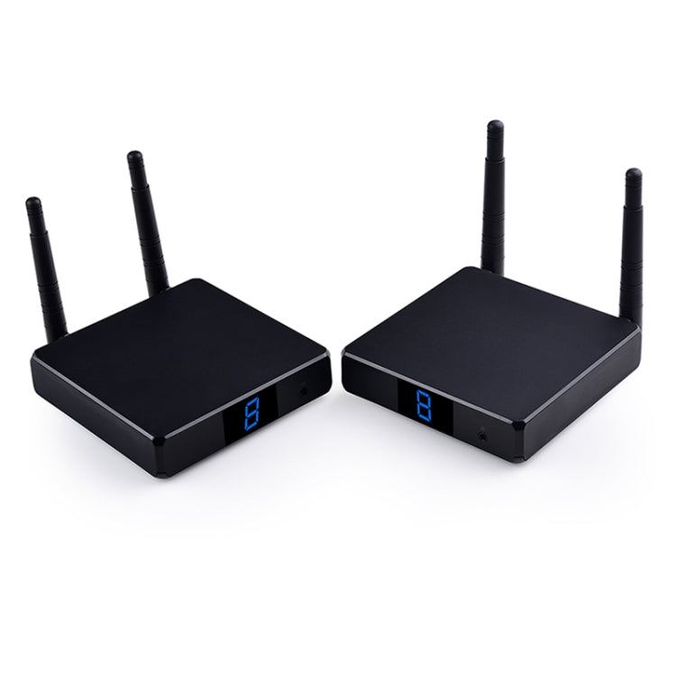 Measy FHD686-2 フルHD 1080P 3D 2.4GHz / 5.8GHz ワイヤレスHDマルチメディアインターフェースエクステンダー 1送信機＋2受信機 伝送距離：200m FHD686-2（UKプラグ）、FHD686-2（USプラグ）、FHD686-2（AUプラグ）、FHD686-2（EUプラグ）