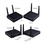 Measy FHD686-2 フルHD 1080P 3D 2.4GHz / 5.8GHz ワイヤレスHDマルチメディアインターフェースエクステンダー 1送信機＋2受信機 伝送距離：200m FHD686-2（UKプラグ）、FHD686-2（USプラグ）、FHD686-2（AUプラグ）、FHD686-2（EUプラグ）