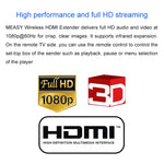 Measy FHD686-2 フルHD 1080P 3D 2.4GHz / 5.8GHz ワイヤレスHDマルチメディアインターフェースエクステンダー 1送信機＋2受信機 伝送距離：200m FHD686-2（UKプラグ）、FHD686-2（USプラグ）、FHD686-2（AUプラグ）、FHD686-2（EUプラグ）