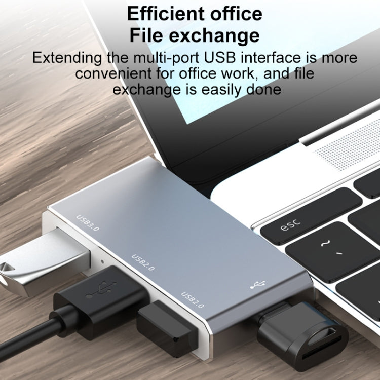USB-C / Type-C から OTG 4ポート Type-C USB 3.0 USB 2.0 ハブアダプター