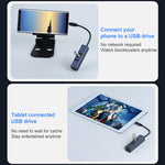 RDS 6307-4 USB-C / Type-C to USB3.0 + トリプル USB2.0 4-in-1 ハブ アダプター、6307-4