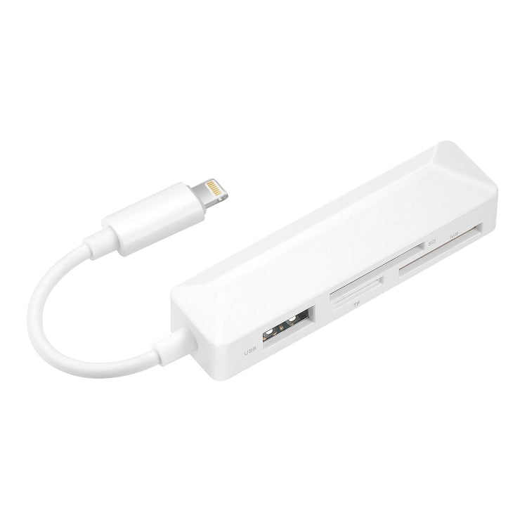 4イン1 MS + SD + TF + USB2.0 多機能カードリーダー 8ピンデバイス用、8ピン