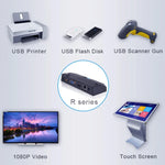 Zero Client R1 ミニPC、CORTEX QUAD A9 クアッドコア 最大1.6GHz、RAM: 1GB、ROM: 8GB、HDMI、VGA、RJ45、SPK対応、有線版