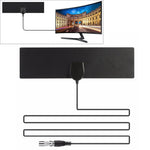 25マイル範囲 28dBi 高利得増幅デジタル HDTV 室内外テレビアンテナ 3.7m同軸ケーブル＆IECアダプター付き, 25マイル 28dBi
