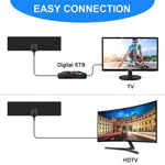 25マイル範囲 28dBi 高利得増幅デジタル HDTV 室内外テレビアンテナ 3.7m同軸ケーブル＆IECアダプター付き, 25マイル 28dBi