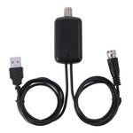 USBコネクター信号ブースターアンプ + IEC変換ヘッド、USB 50マイル 25dBi