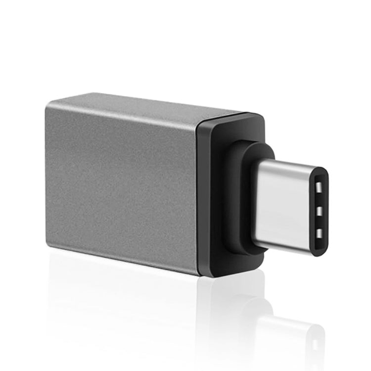 アルミ合金 USB-C / Type-C 3.1オス-USB 3.0メス データ/充電アダプター