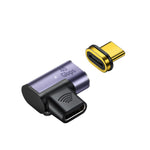 100W USB-C / Type-Cオス-メス エルボー磁気充電アダプター、100Wエルボー