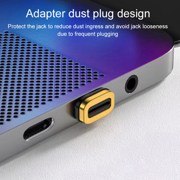100W USB-C / Type-Cオス-メス エルボー磁気充電アダプター、100Wエルボー