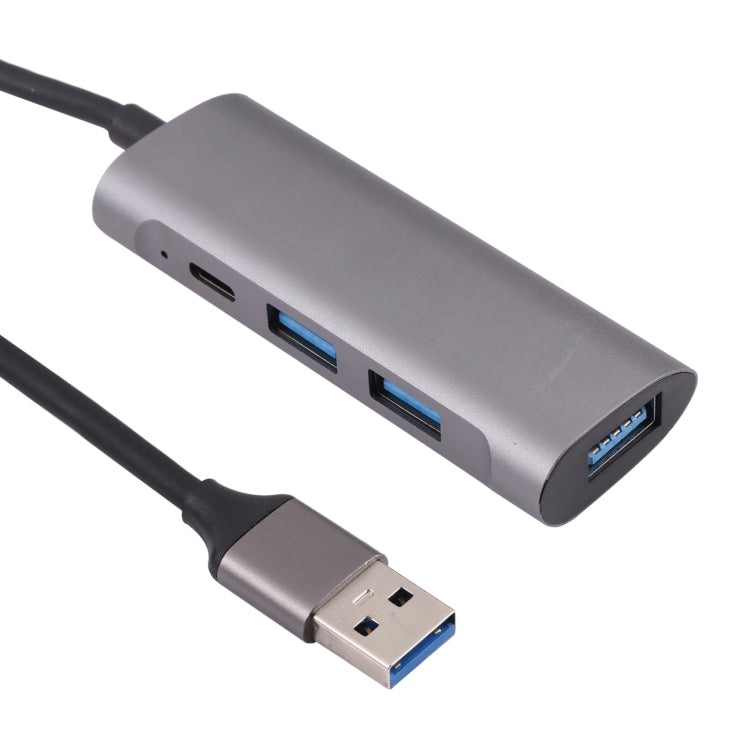 U-811 4イン1 USB 3.0 から 3 USB 3.0 + USB-C / Type-C ポート ハブ ドッキングステーション, U-811