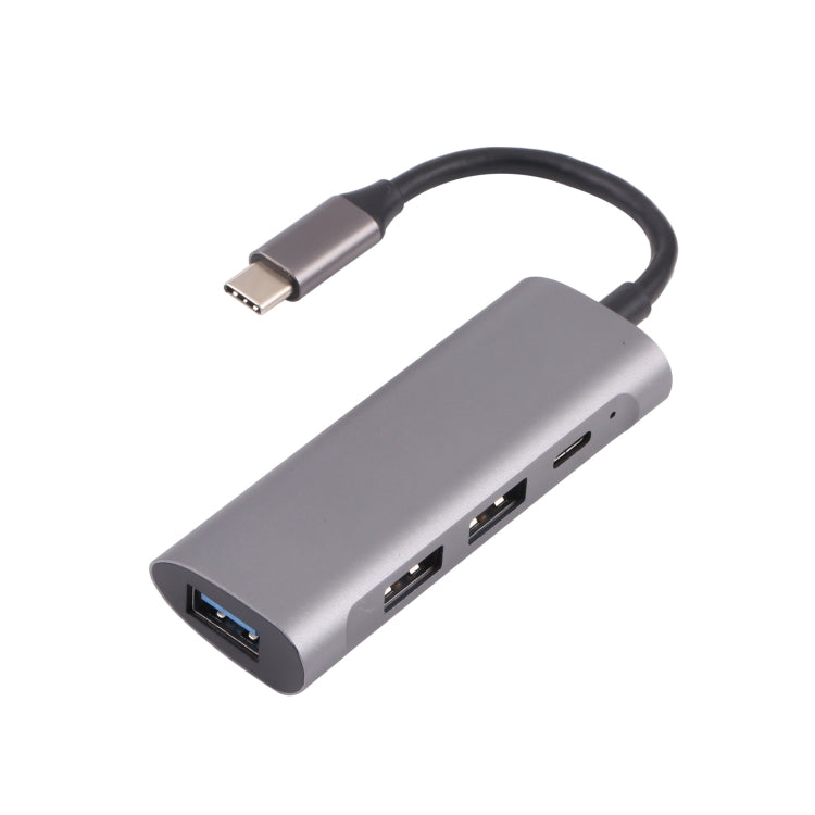 T-811 4イン1 USB-C / Type-C から 3 USB 3.0 + USB-C / Type-C ポート ハブ ドッキングステーション, T-811