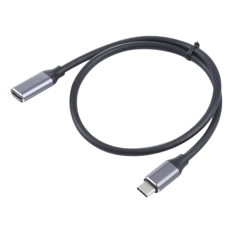 USB-C / Type-C オスから USB-C / Type-C メス アダプターケーブル、ケーブル長さ: 50cm、50cm