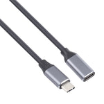 USB-C / Type-C オスから USB-C / Type-C メス アダプターケーブル、ケーブル長さ: 50cm、50cm