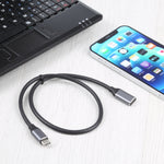 USB-C / Type-C オスから USB-C / Type-C メス アダプターケーブル、ケーブル長さ: 50cm、50cm