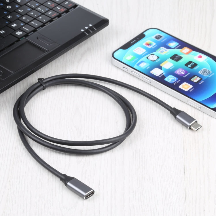 USB-C / Type-C オスから USB-C / Type-C メス アダプターケーブル、ケーブル長さ: 1m、1m
