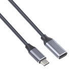 USB-C / Type-C オスから USB-C / Type-C メス アダプターケーブル、ケーブル長さ: 25cm、25cm