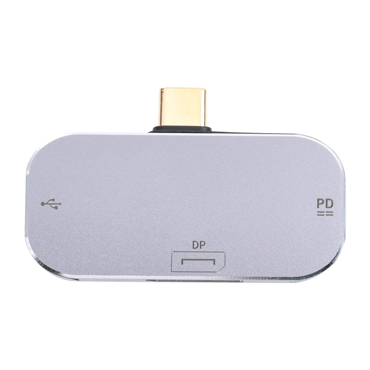 3-in-1 USB-C / Type-CオスからUSB-C / Type-C充電＋USB＋DPメスアダプター USB-C / Type-C＋USB＋DP