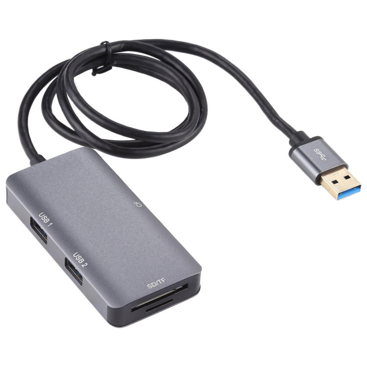 5-in-1 デュアル USB 3.0 + CF + TF + SD 多機能 USB 3.0 カードリーダー、5-in-1 USB 3.0