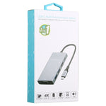 7-in-1 デュアル USB 3.0 + TF/SD + HDMI/VGA + 3.5mmジャック + Type-C / USB-C 多機能 USB-C ドックステーション、2xUSB3.0+TF/SD+HDMI/VGA+3.5mm