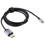 4K 60Hz Type-C / USB-C オスから DP オス アダプターケーブル、長さ: 1.8m、DP オス