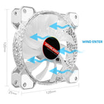 COOLMOON RGB冷却ファン120mm PWM 6PIN S1 ARGBファン, CM-S1